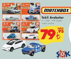 OYUNCAK MATCHBOX TEKLİ ARABALAR